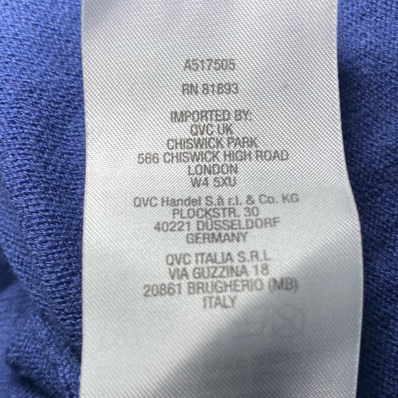 Susan Graver Modern Essential Blue Knit Button Down Top Women’s Size 1X EUC - Picture 7 of 7